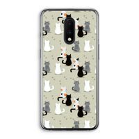 Katten: OnePlus 7 Transparant Hoesje