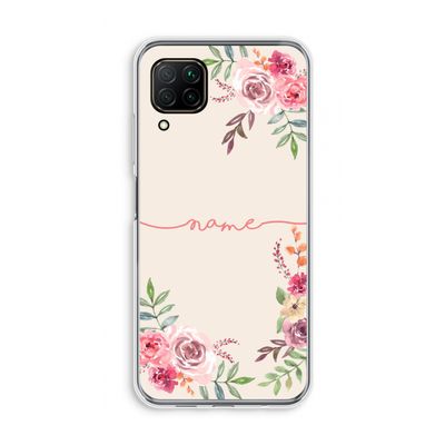 Rozen: Huawei P40 Lite Transparant Hoesje
