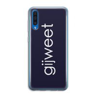 Gijweet: Samsung Galaxy A50 Transparant Hoesje