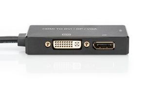 Digitus AV Converter AK-330403-002-S [HDMI - DVI, VGA, DisplayPort] 3840 x 2160 Pixel