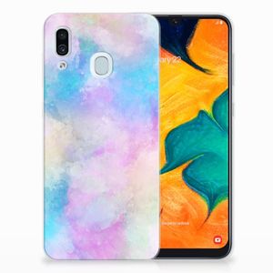 Hoesje maken Samsung Galaxy A30 Watercolor Light