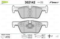 Valeo Remblokset 302142 - thumbnail