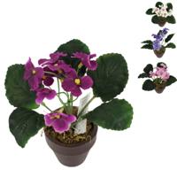 Kunstplant In Pot Kaaps Viooltje 16 Cm Kunstplant In Pot Kaaps Viooltje 16 Cm