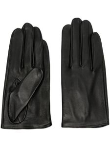 Yohji Yamamoto gants en cuir - Noir