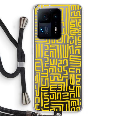 Majorelle Blue Print: Xiaomi Mi Mix 4 Transparant Hoesje met koord