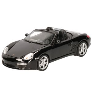 Speelgoedauto Porsche Boxster S Cabriolet 2012 zwart 1:24/18 x 7 x 5 cm   -