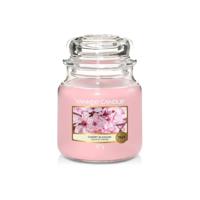 Yankee Candle Geurkaars Medium Cherry Blossom - 13 cm / ø 11 cm - thumbnail
