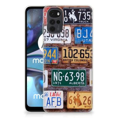 Motorola Moto G22 | Siliconen hoesje | met foto Kentekenplaten