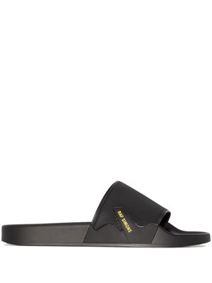 Raf Simons Claquettes Astra - Noir