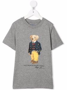 POLO RALPH LAUREN KIDS t-shirt Polo Bear imprimé - Gris