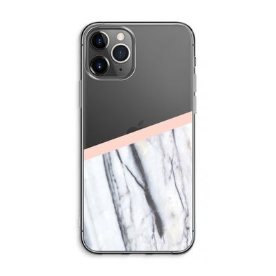A touch of peach: iPhone 11 Pro Max Transparant Hoesje