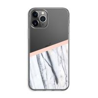 A touch of peach: iPhone 11 Pro Max Transparant Hoesje
