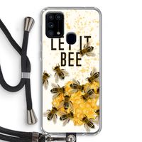 Let it bee: Samsung Galaxy M31 Transparant Hoesje met koord