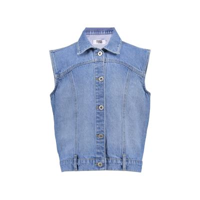 Frankie & Liberty Zomer bodywarmer meisjes - jeans blauw - Rimona