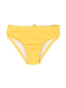 DSQUARED2 KIDS short de bain à taille élastiquée - Jaune