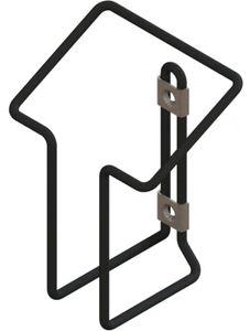 Steco laderhouder mat zwart