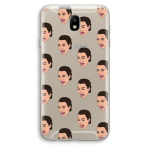 Ugly Cry Call: Samsung Galaxy J7 (2017) Transparant Hoesje