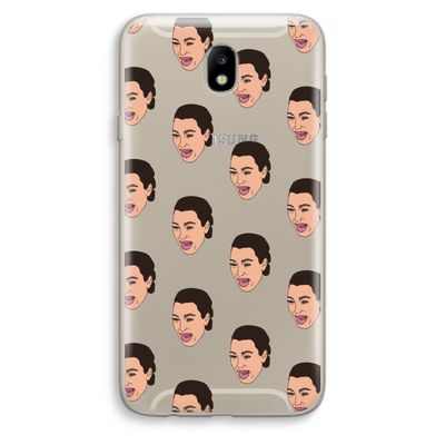 Ugly Cry Call: Samsung Galaxy J7 (2017) Transparant Hoesje