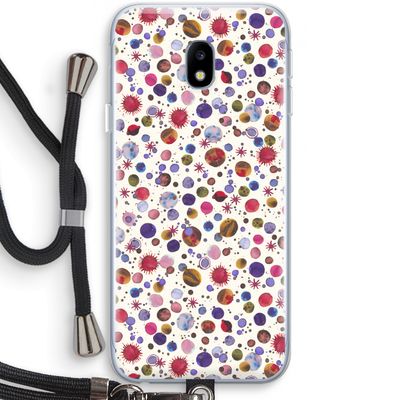 Planets Space: Samsung Galaxy J3 (2017) Transparant Hoesje met koord