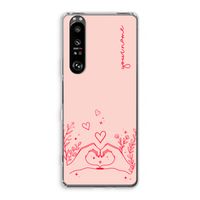 Love is in the air: Sony Xperia 1 III Transparant Hoesje
