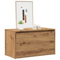 Halbankje 80x40x45 cm bewerkt hout artisanaal eikenkleur Halbankje 80x40x45 cm bewerkt hout artisanaal eikenkleur
