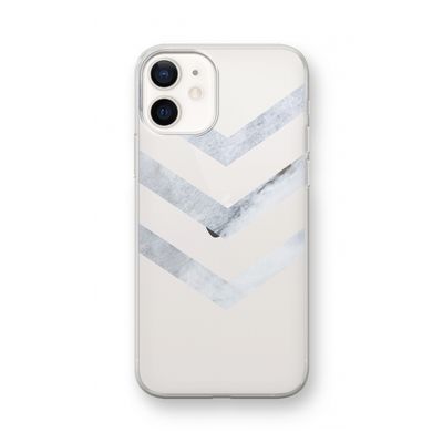 Marmeren pijlen: iPhone 12 mini Transparant Hoesje