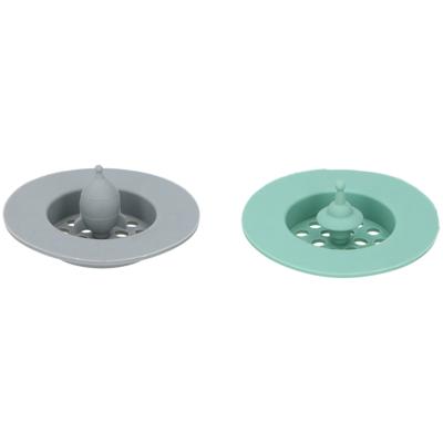 Cuisine Elegance gootsteenzeef 7 cm 2 stuks groen/grijs