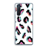 Cheetah color: Sony Xperia 5 II Transparant Hoesje