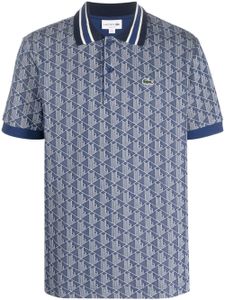 Lacoste polo à logo poitrine brodé - Bleu