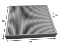 Interieurfilter CLIMFILTER COMFORT VALEO, u.a. für Seat, Skoda, Audi, VW