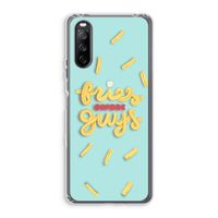 Always fries: Sony Xperia 10 III Transparant Hoesje