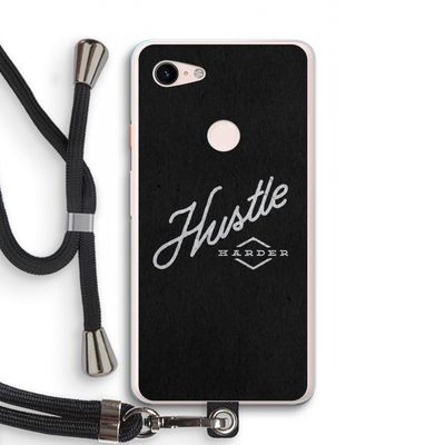 Hustle: Pixel 3 XL Transparant Hoesje met koord