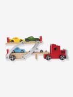 Essentiële houten speelgoed brandweerwagen meerkleurig
