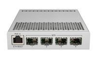 Mikrotik CRS305-1G-4S+IN netwerk-switch Managed Gigabit Ethernet (10/100/1000) Power over Ethernet (PoE) Wit - thumbnail