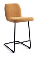 Jesper Home Barstoel 'Ikata' Arch Black, kleur Honey Harvest (zithoogte 65cm)