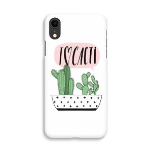 I love cacti: iPhone XR Volledig Geprint Hoesje