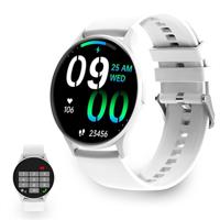Ksix Core AMOLED Smartwatch met sport/gezondheidsmodi - Wit