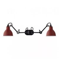 DCW Editions Lampe Gras N204 Double Round Wandlamp - Rood