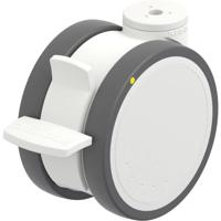 Blickle LKD-PATH 125K-11-FI-ELS Kunststof dubbel wiel Wieldiameter: 125 mm Draagvermogen (max.): 125 kg 1 stuk(s)