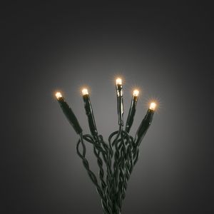 Konstsmide 6554-870 Micro-lichtketting met app-besturing Binnen Energielabel: G (A - G) werkt op het lichtnet Aantal lampen 100 LED Barnsteen Verlichte lengte: