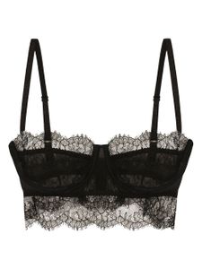 Dolce & Gabbana soutien-gorge en dentelle à balconnets - Noir