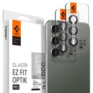 Samsung Galaxy S24/S23 5G/S23+ 5G Spigen Glas.tR Ez Fit Optik Pro Lens Glazen Protector - Zwart