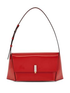 Ferragamo sac porté épaule Geometric en cuir - Rouge