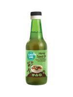 Raw hennep olie koudgeperst in glas bio 250 Milliliter