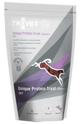 Trovet Unique Protein Treats Kip UCT hond 125gr