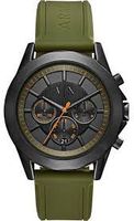 Horlogeband Armani Exchange AX2608 Silicoon Groen 22mm