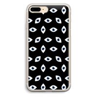 Eyes pattern: iPhone 7 Plus Transparant Hoesje