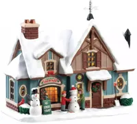 Lemax snow day! verlicht kersthuisje Caddington Village 2018
