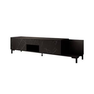 Meubella TV-Meubel Masimo - Zwart marmer - 195 cm