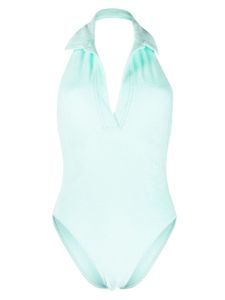 Lisa Marie Fernandez maillot de bain Polo Maillot - Bleu